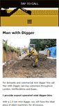 Mobile Screenshot of manwithdigger.com